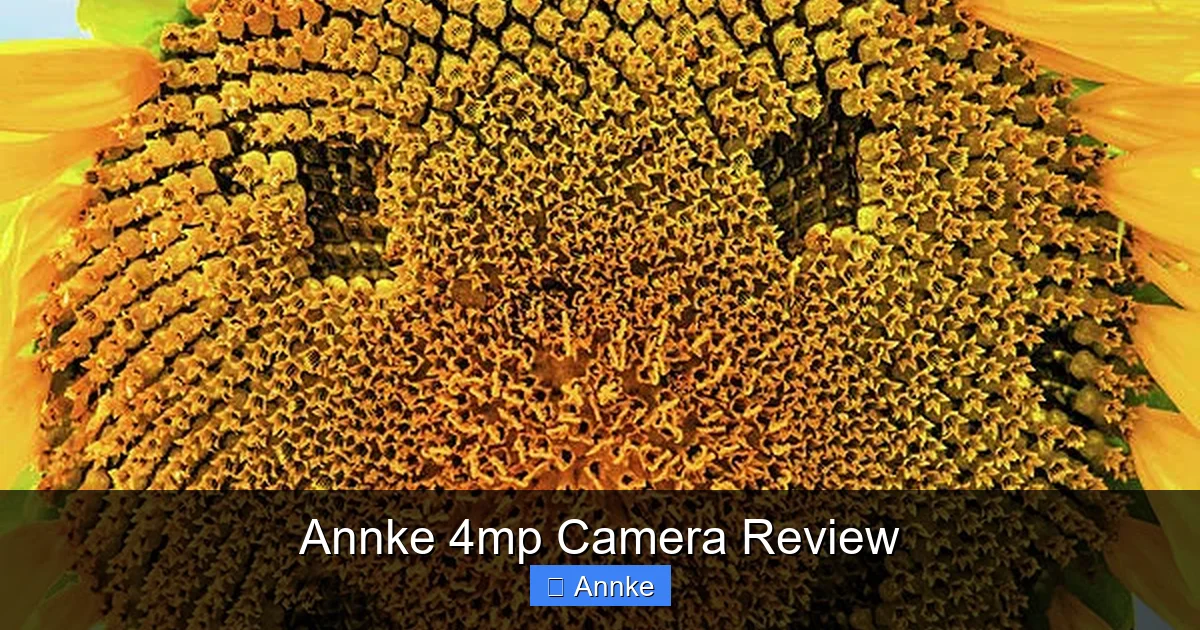 Annke 4mp Camera Review