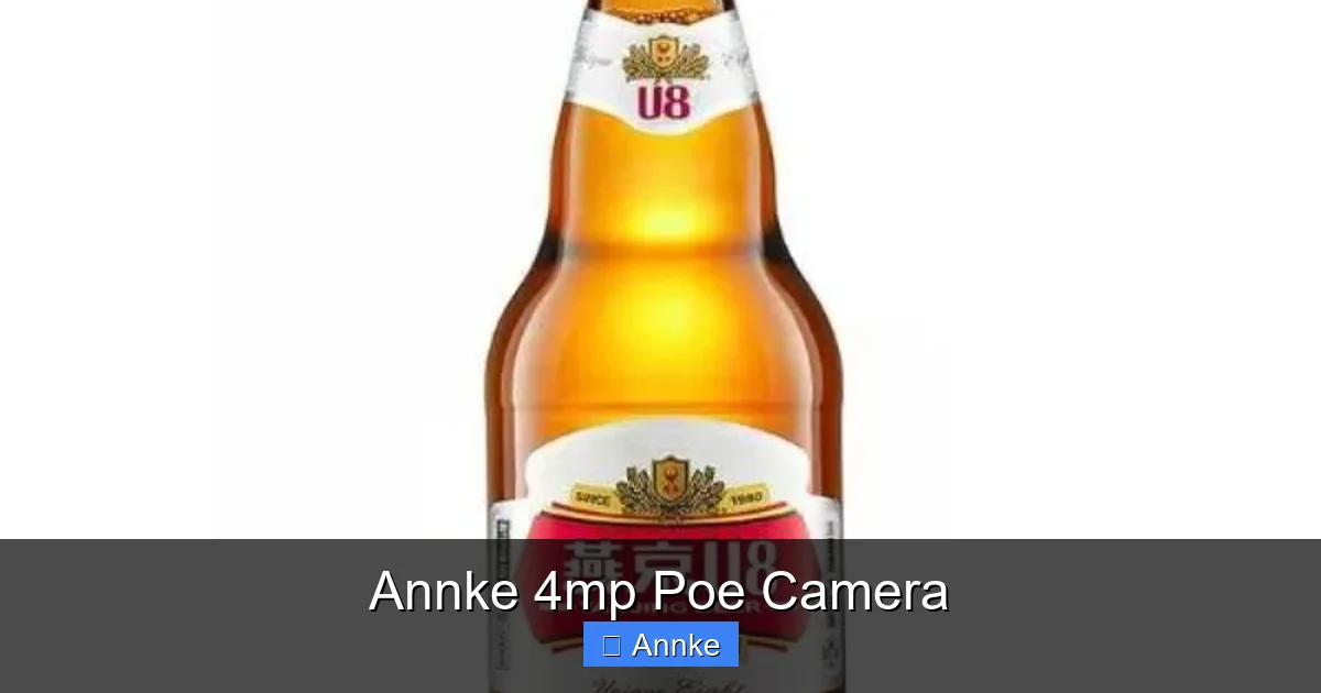 Annke 4mp Poe Camera