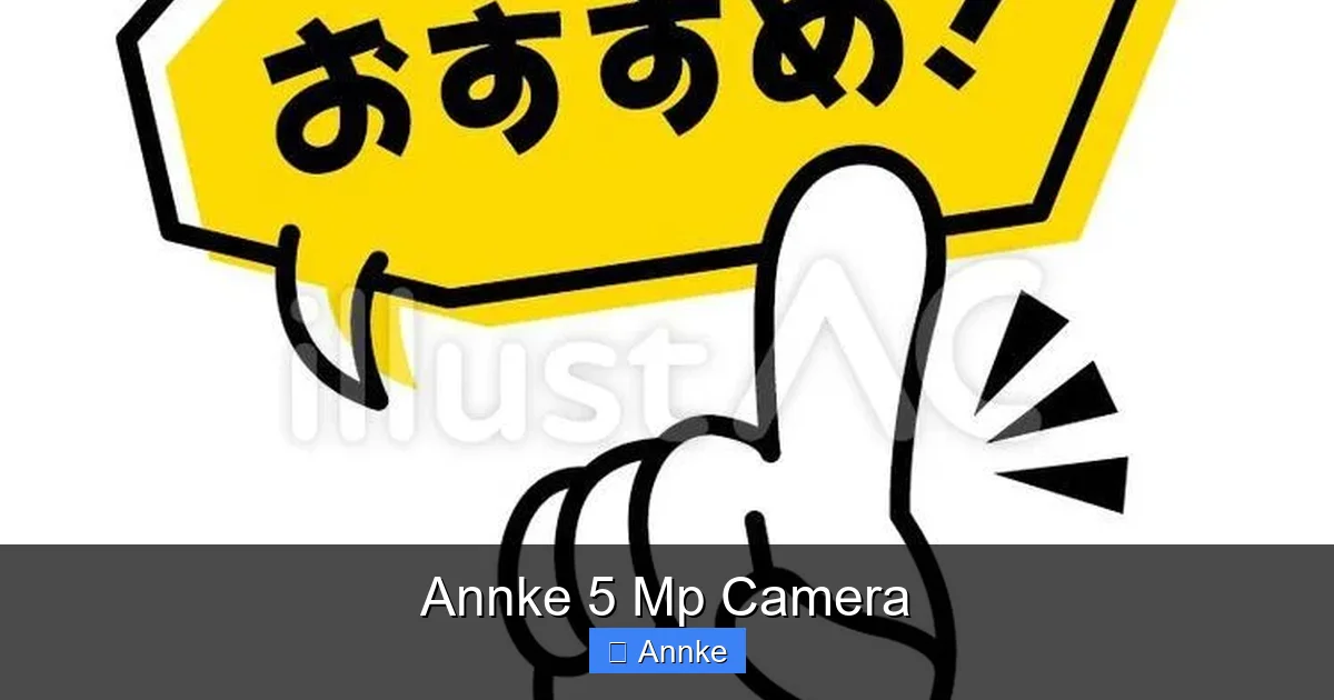 Annke 5 Mp Camera