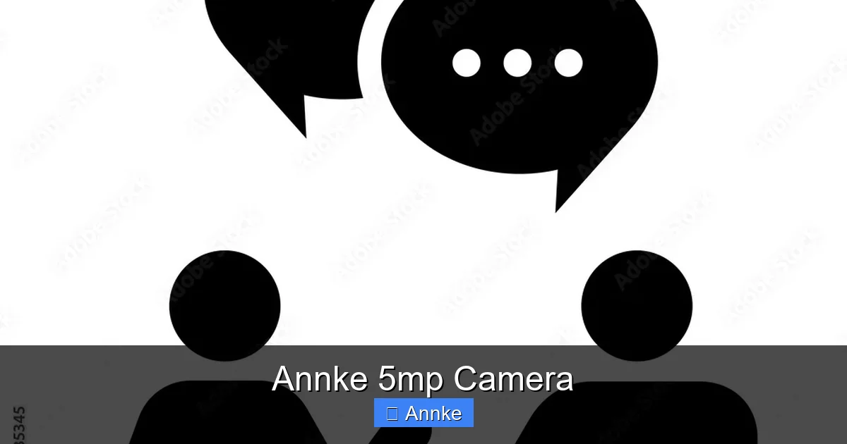 Annke 5mp Camera