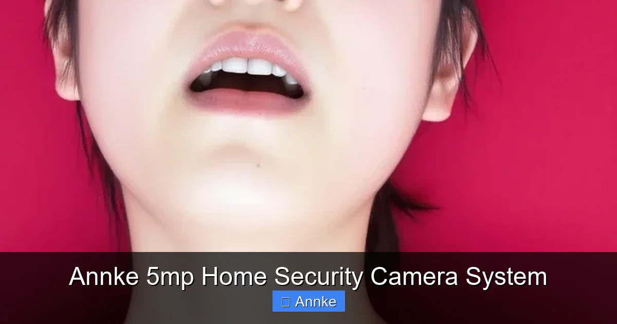 Annke 5mp Home Security Camera System