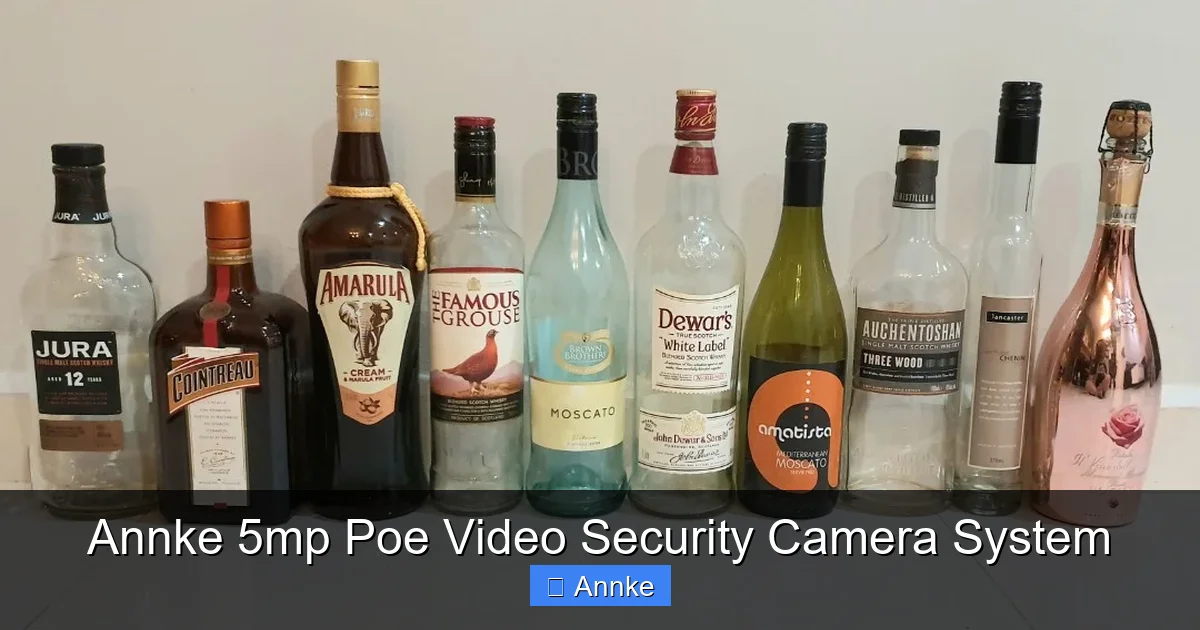 Annke 5mp Poe Video Security Camera System