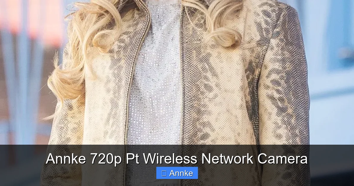 Annke 720p Pt Wireless Network Camera