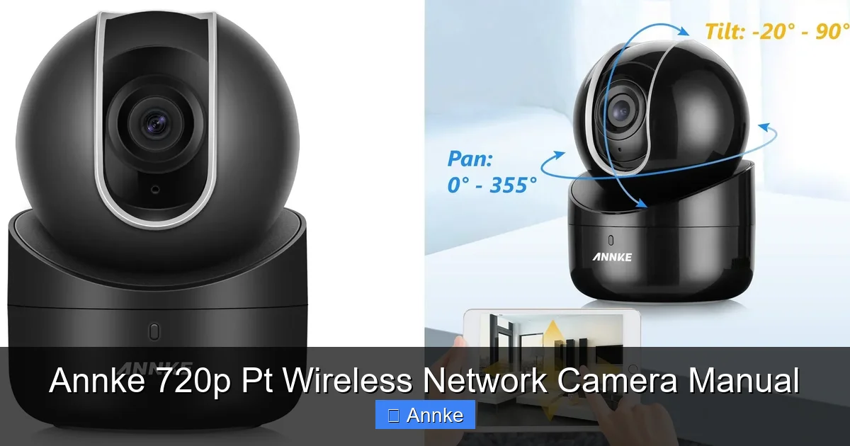 Annke 720p Pt Wireless Network Camera Manual