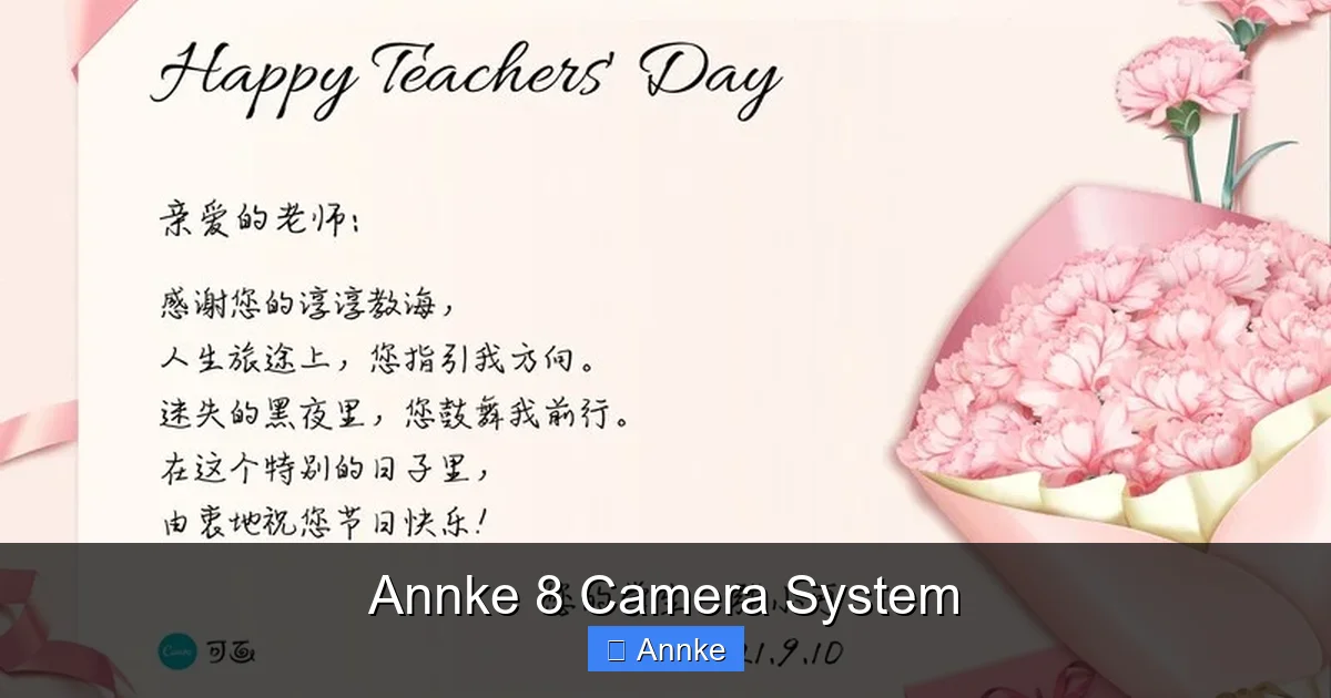 Annke 8 Camera System