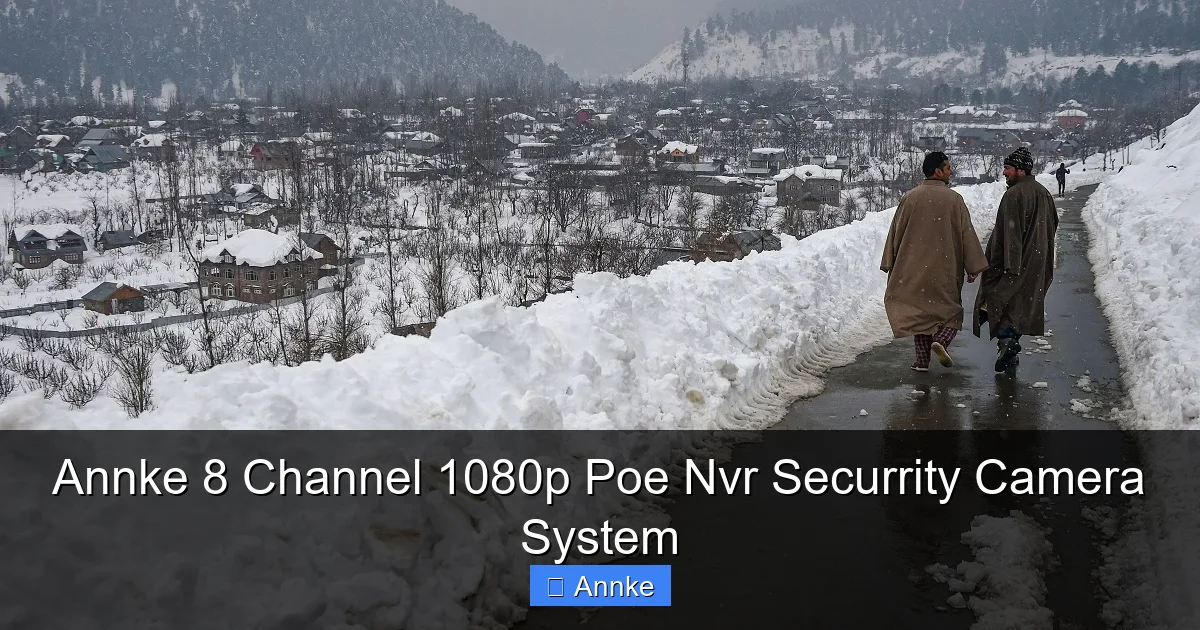 Annke 8 Channel 1080p Poe Nvr Securrity Camera System