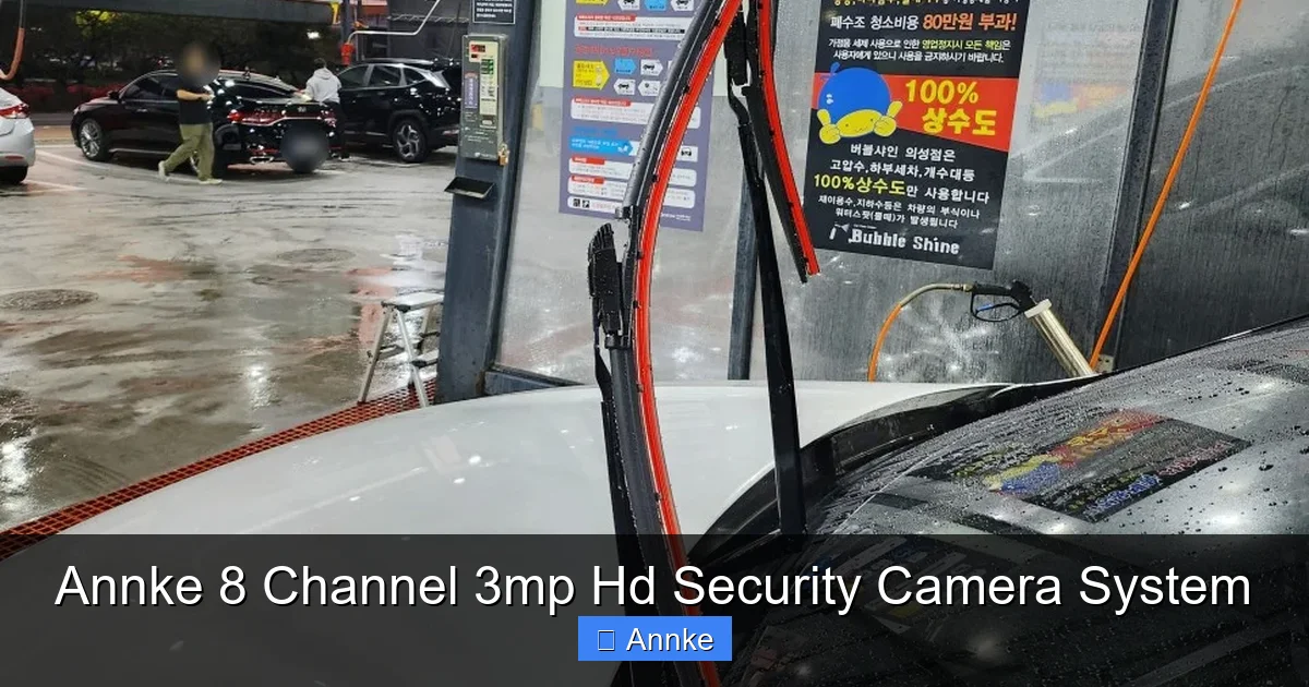 Annke 8 Channel 3mp Hd Security Camera System