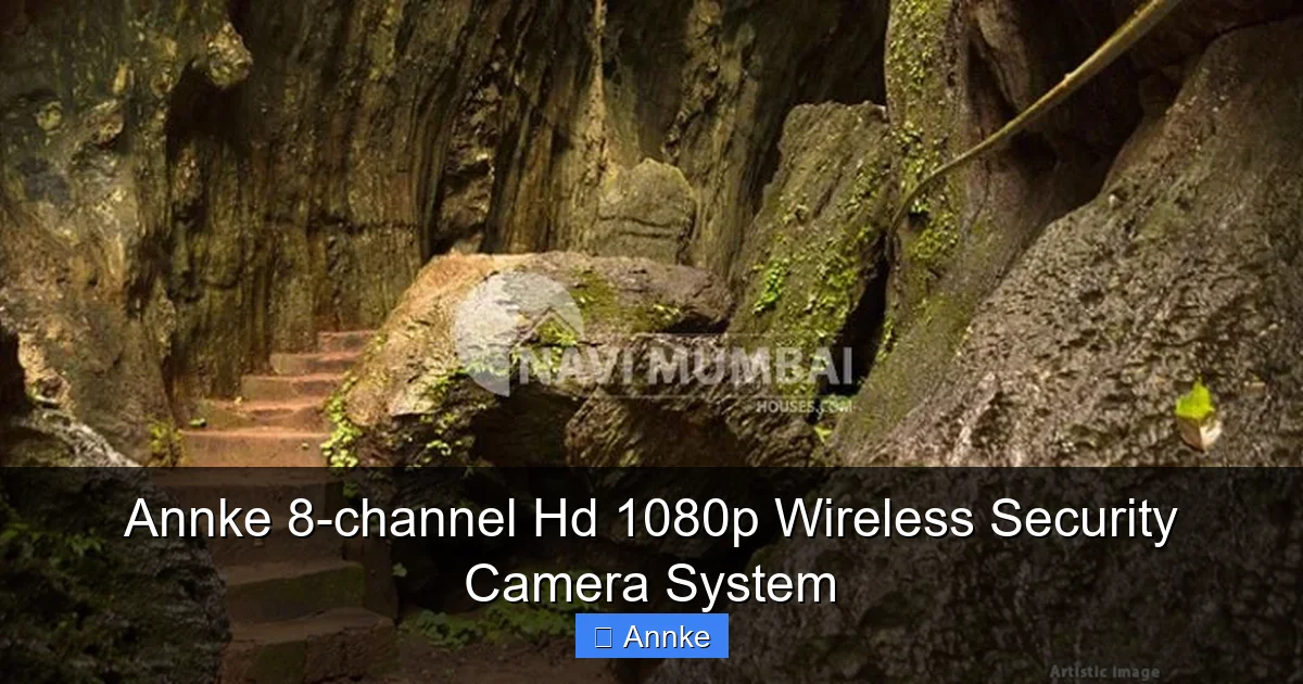 Annke 8-channel Hd 1080p Wireless Security Camera System