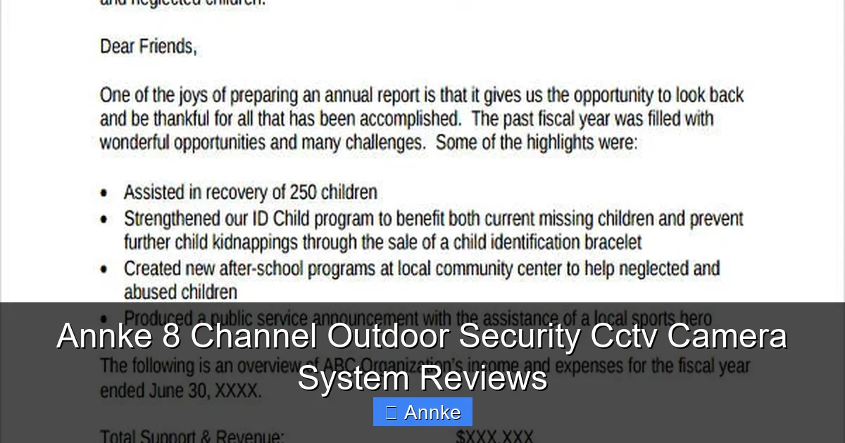 Annke 8 Channel Outdoor Security Cctv Camera System Reviews