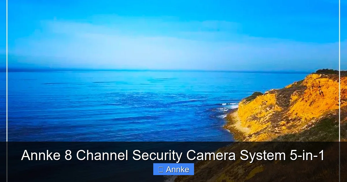 Annke 8 Channel Security Camera System 5-in-1