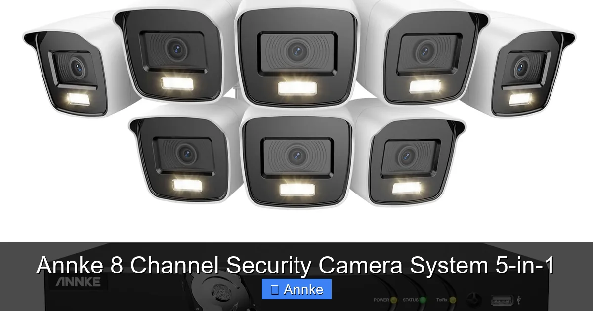 Annke 8 Channel Security Camera System 5-in-1