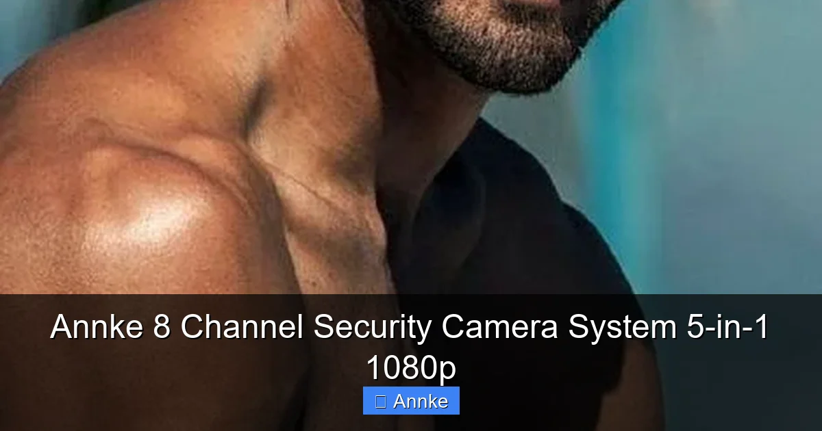 Annke 8 Channel Security Camera System 5-in-1 1080p