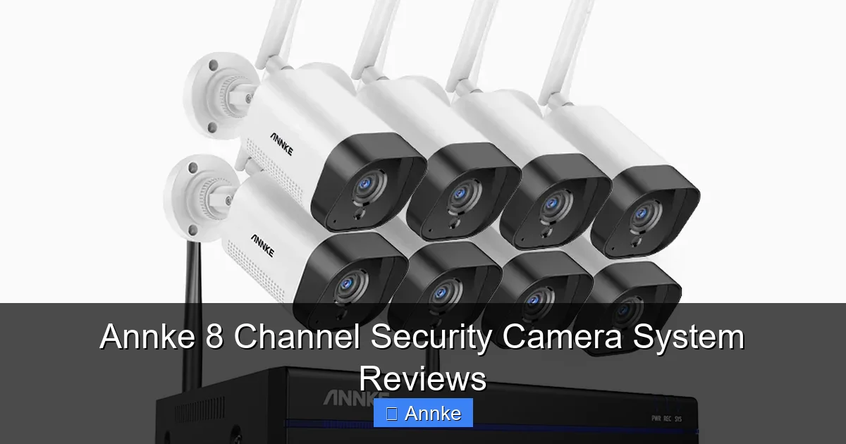 Annke 8 Channel Security Camera System Reviews