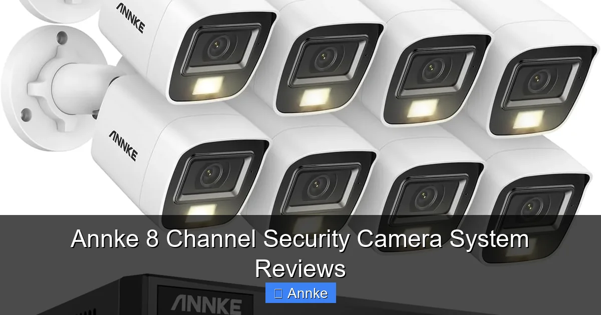 Annke 8 Channel Security Camera System Reviews