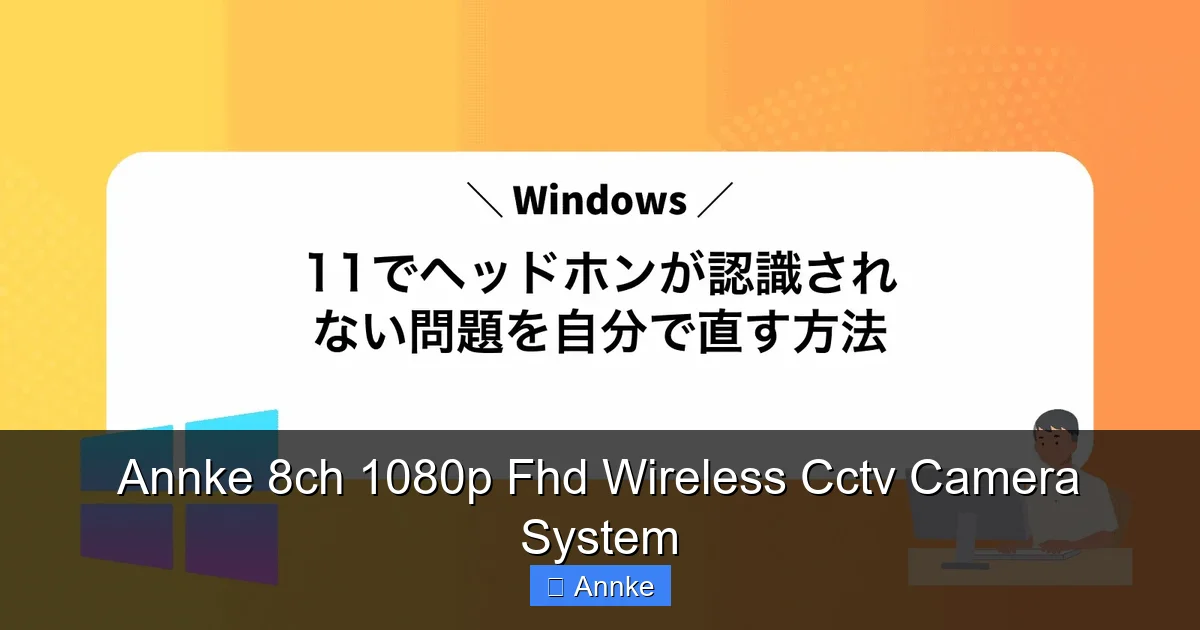 Annke 8ch 1080p Fhd Wireless Cctv Camera System