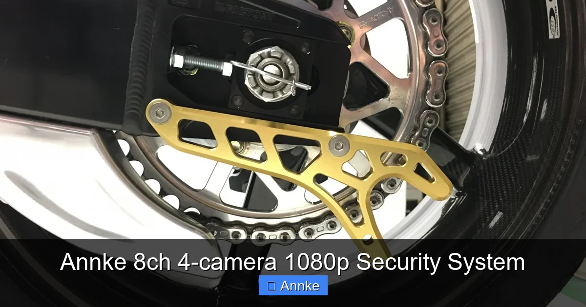 Annke 8ch 4-camera 1080p Security System