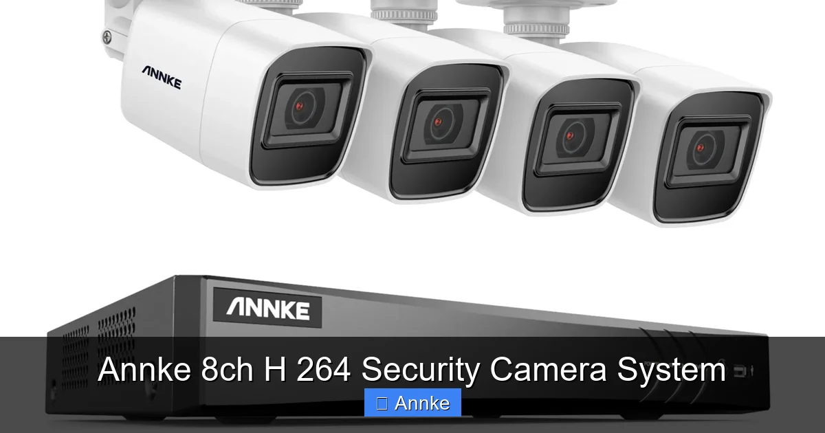 Annke 8ch H 264 Security Camera System