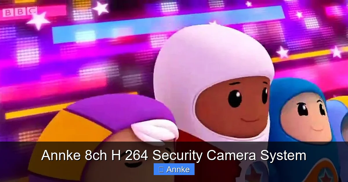 Annke 8ch H 264 Security Camera System