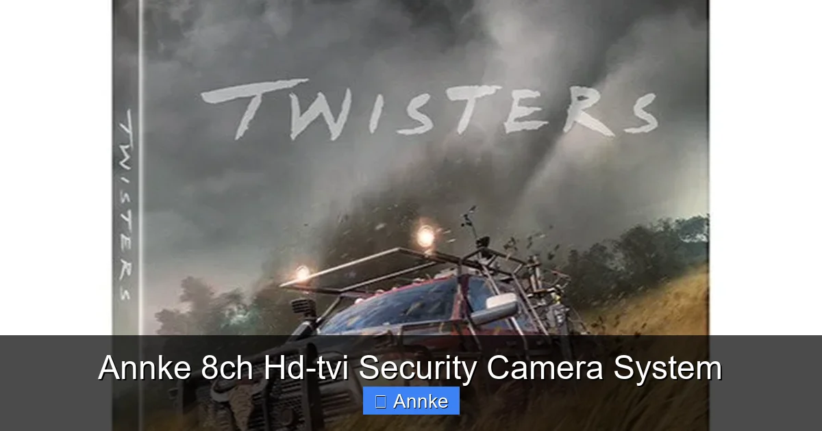 Annke 8ch Hd-tvi Security Camera System