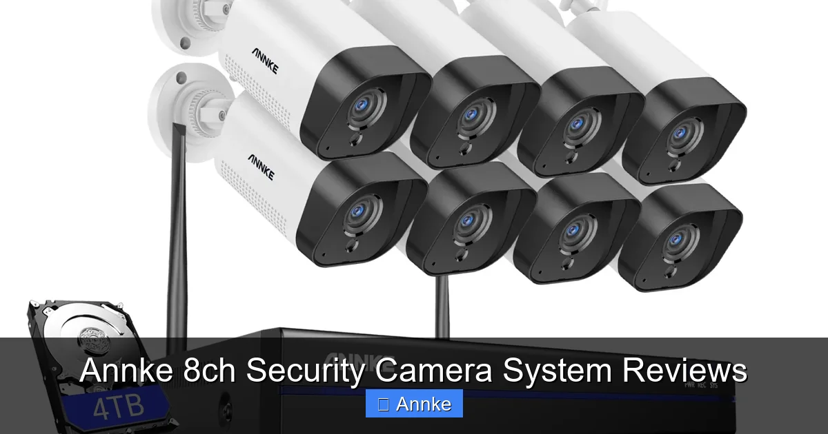 Annke 8ch Security Camera System Reviews