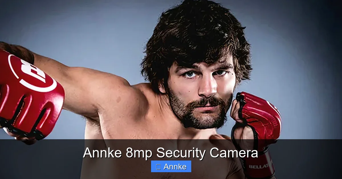 Annke 8mp Security Camera
