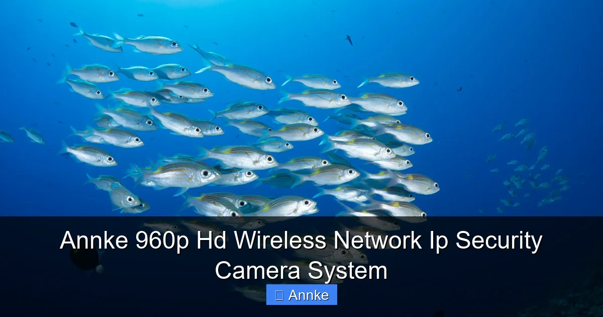 Annke 960p Hd Wireless Network Ip Security Camera System