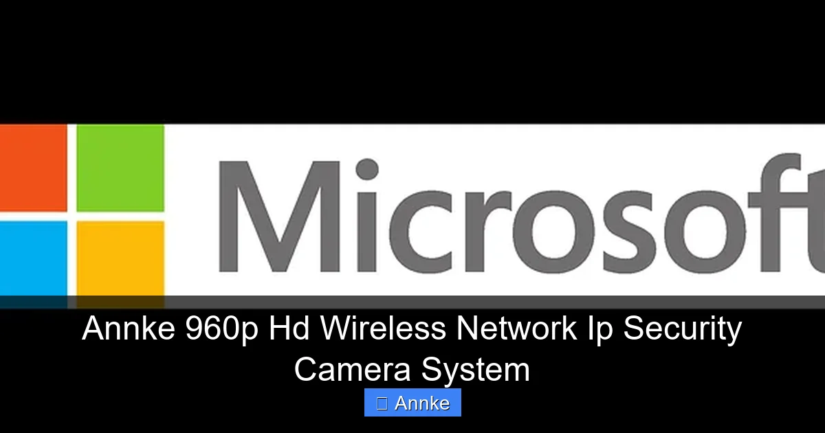 Annke 960p Hd Wireless Network Ip Security Camera System