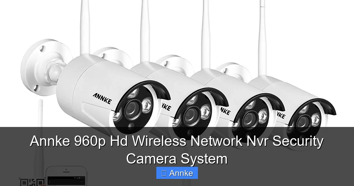 Annke 960p Hd Wireless Network Nvr Security Camera System
