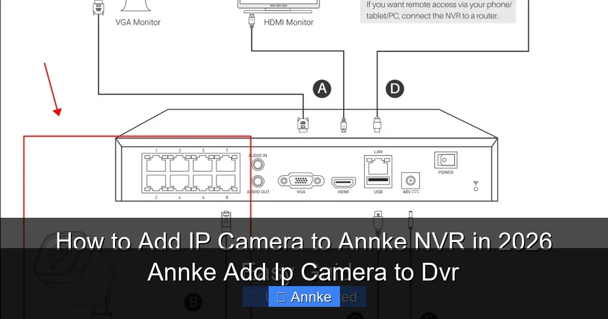 Annke Add Ip Camera to Dvr