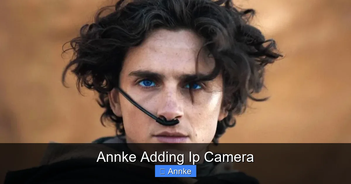 Annke Adding Ip Camera