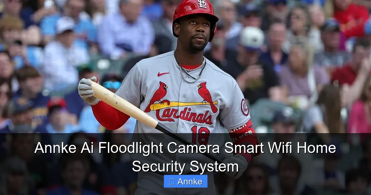 Annke Ai Floodlight Camera Smart Wifi Home Security System