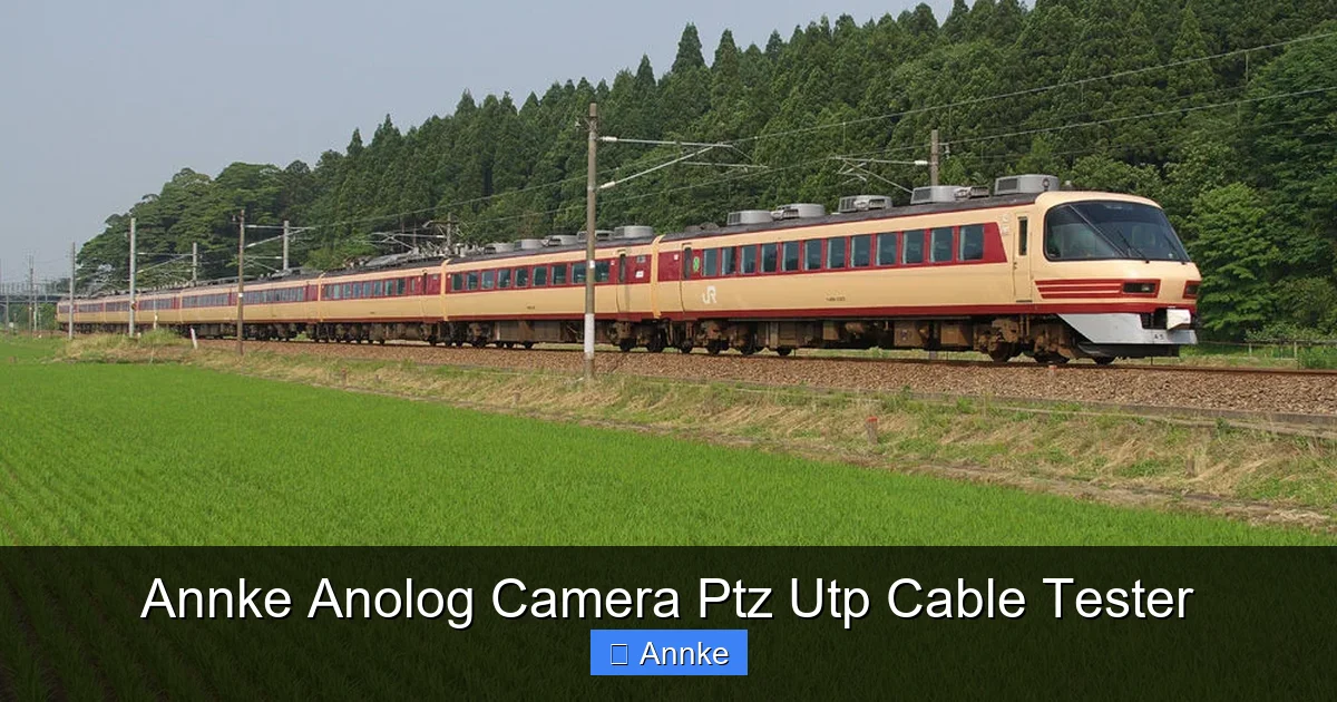 Annke Anolog Camera Ptz Utp Cable Tester