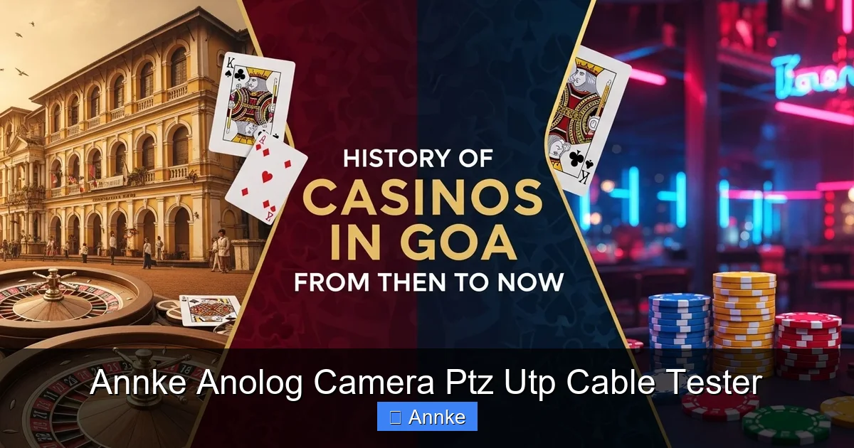 Annke Anolog Camera Ptz Utp Cable Tester