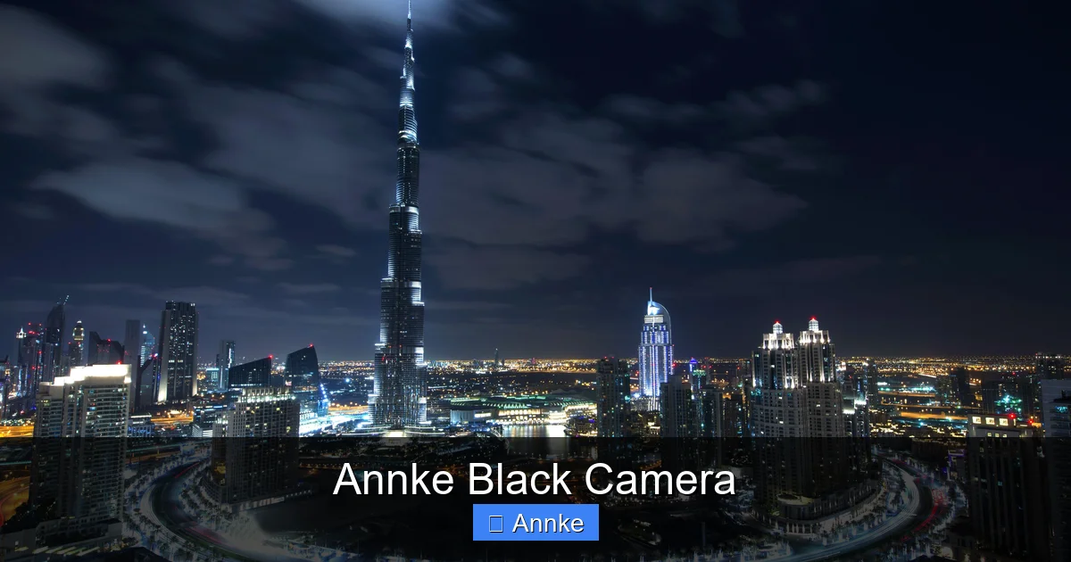 Annke Black Camera