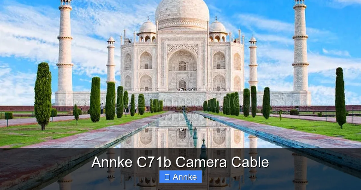 Annke C71b Camera Cable