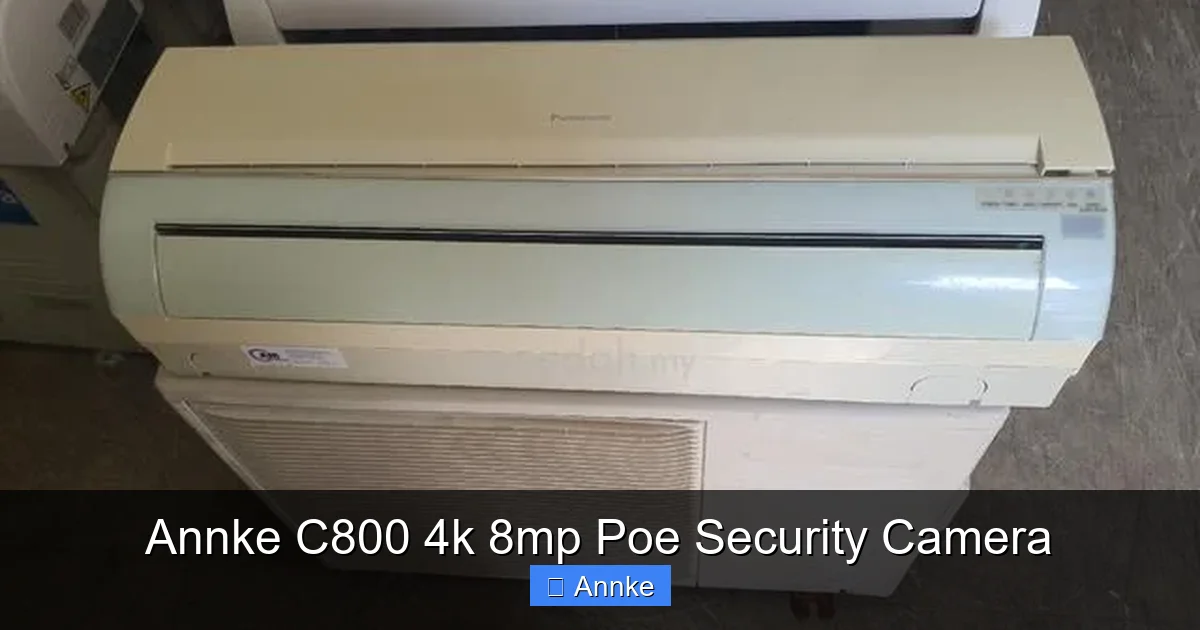 Annke C800 4k 8mp Poe Security Camera
