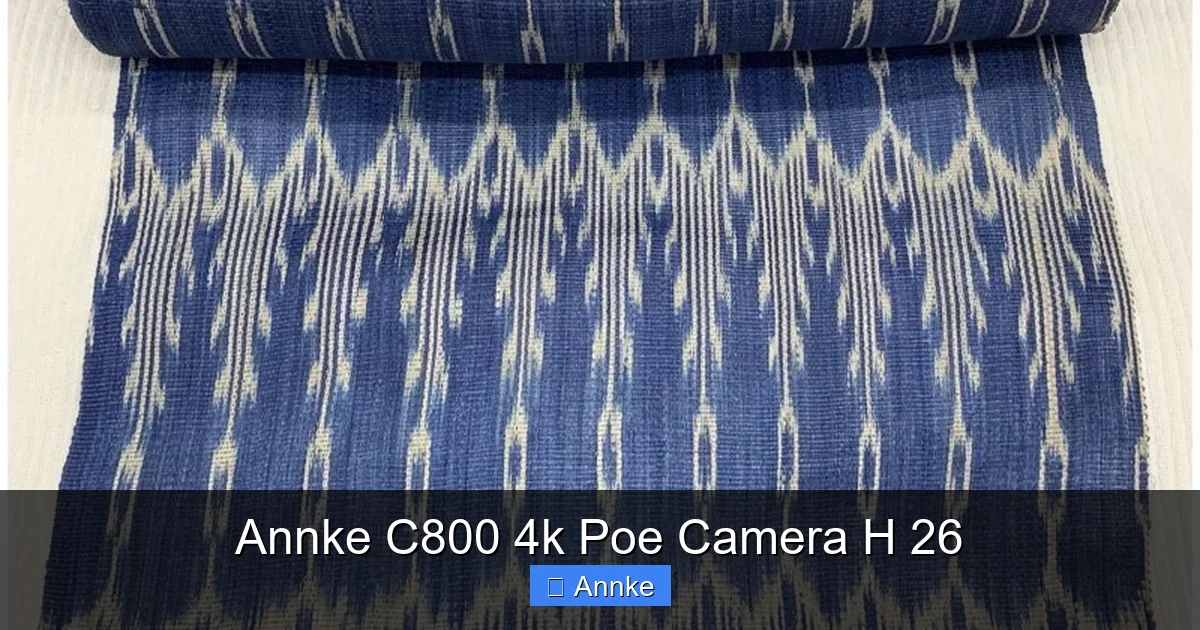Annke C800 4k Poe Camera H 26