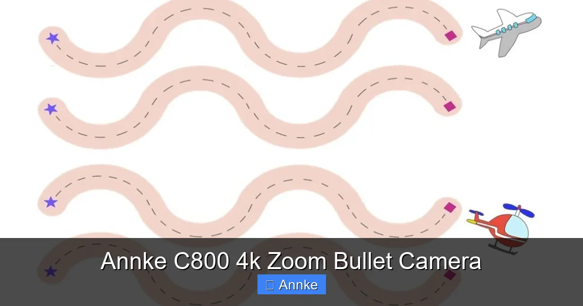 Annke C800 4k Zoom Bullet Camera