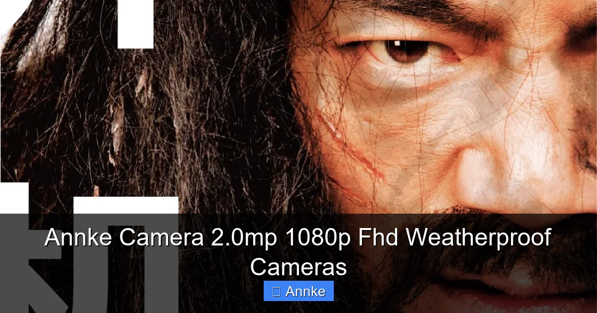 Annke Camera 2.0mp 1080p Fhd Weatherproof Cameras
