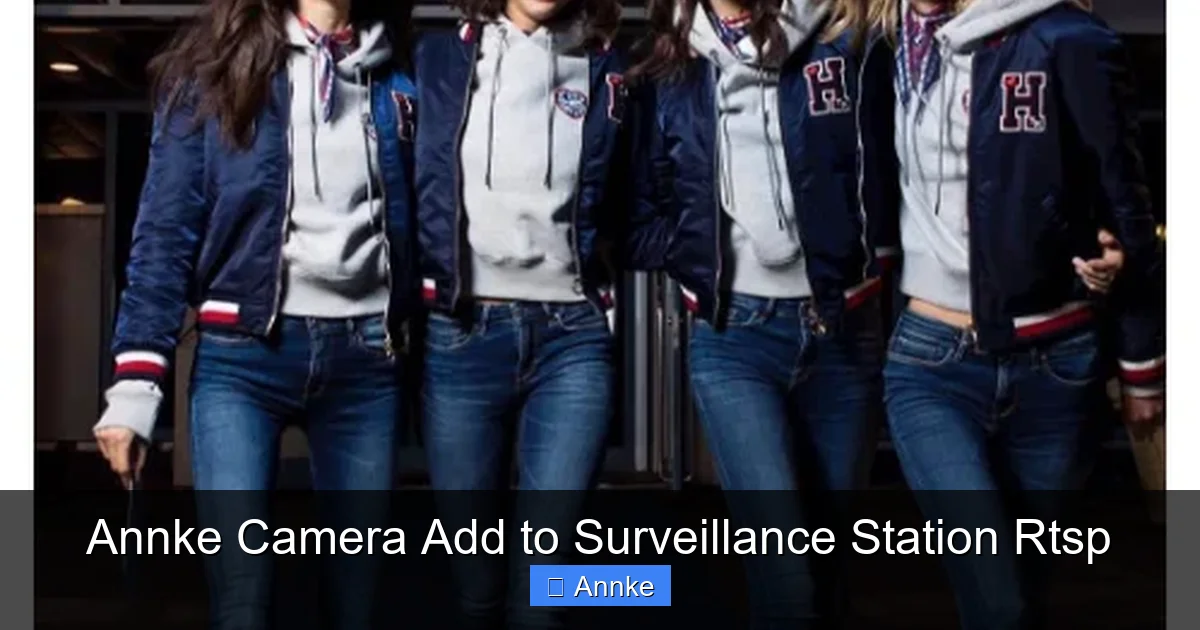 Annke Camera Add to Surveillance Station Rtsp