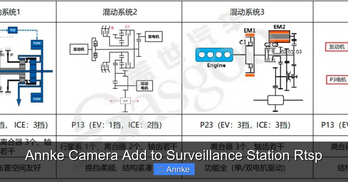 Annke Camera Add to Surveillance Station Rtsp