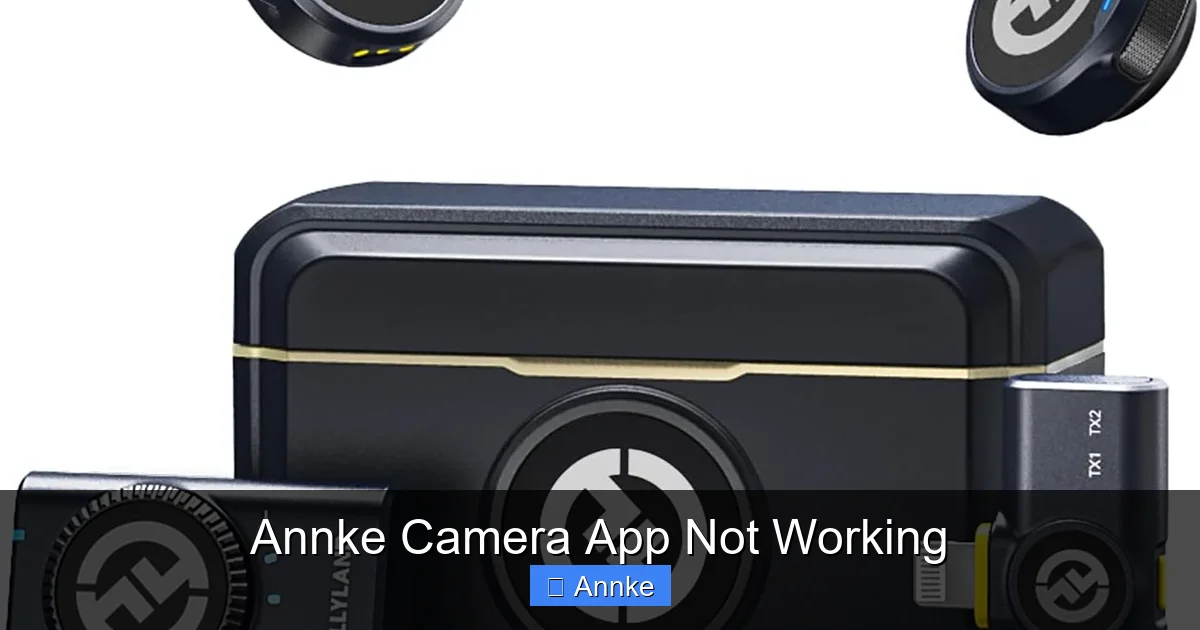 Annke Camera App Not Working