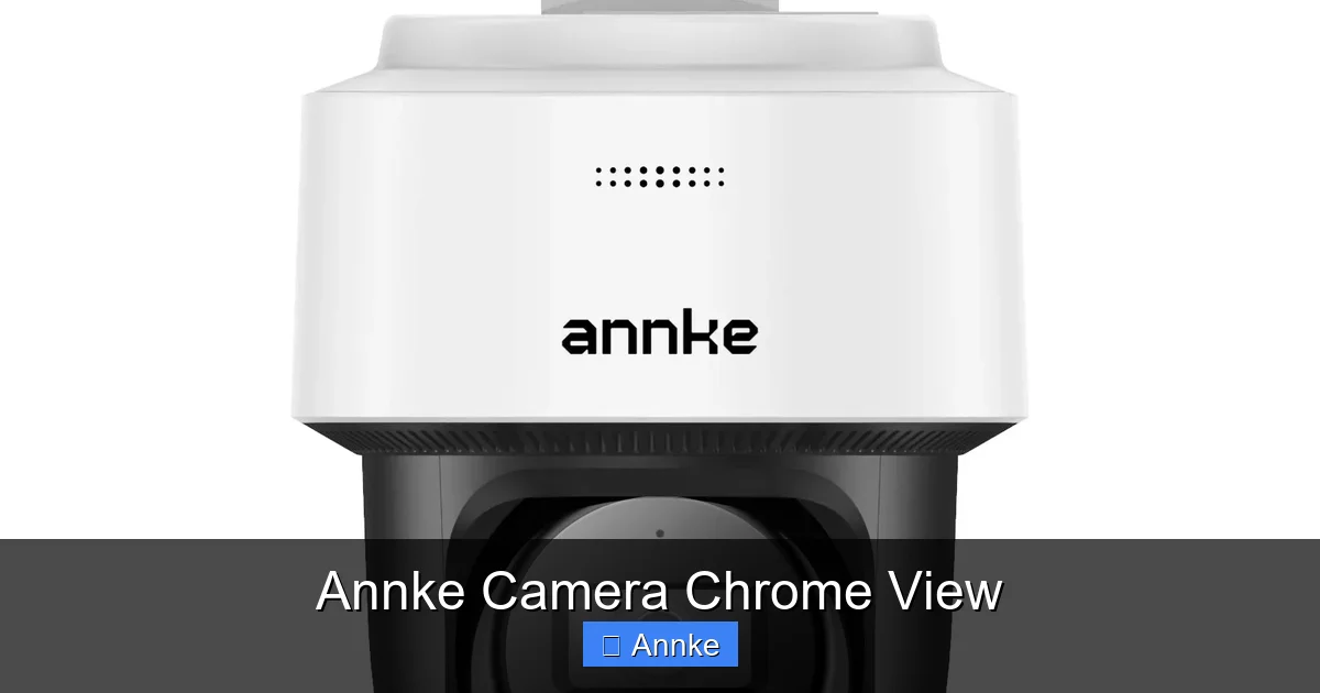 Annke Camera Chrome View
