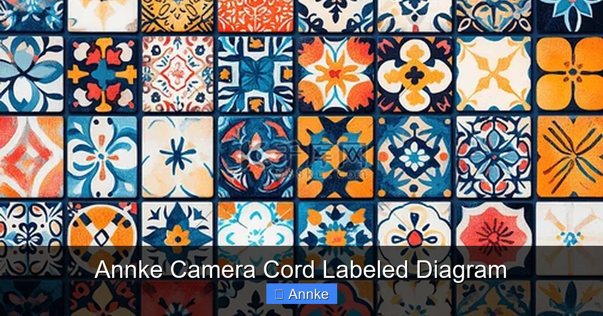 Annke Camera Cord Labeled Diagram