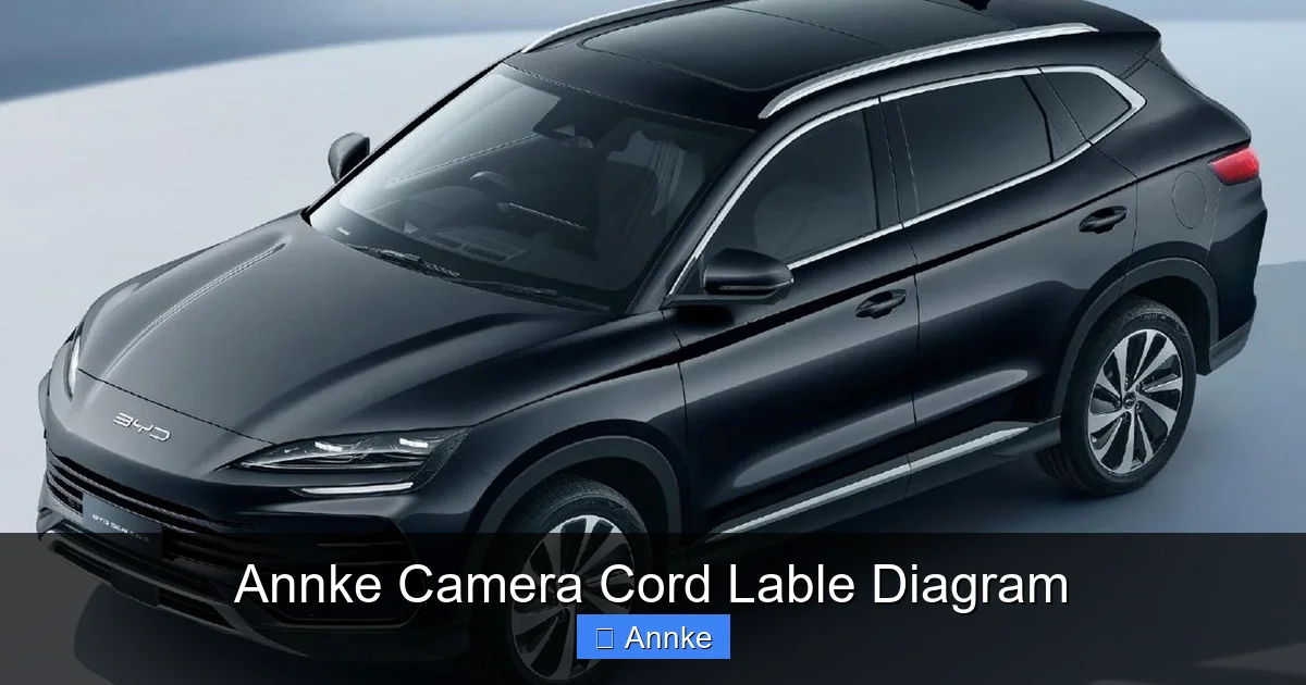 Annke Camera Cord Lable Diagram