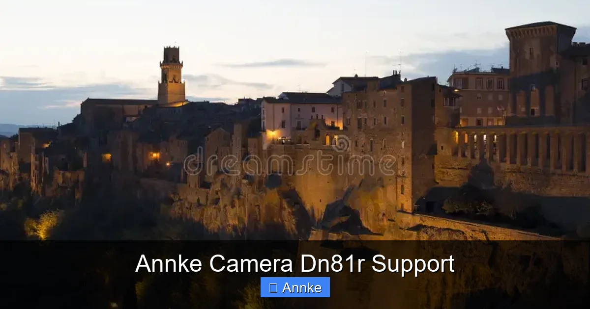 Annke Camera Dn81r Support