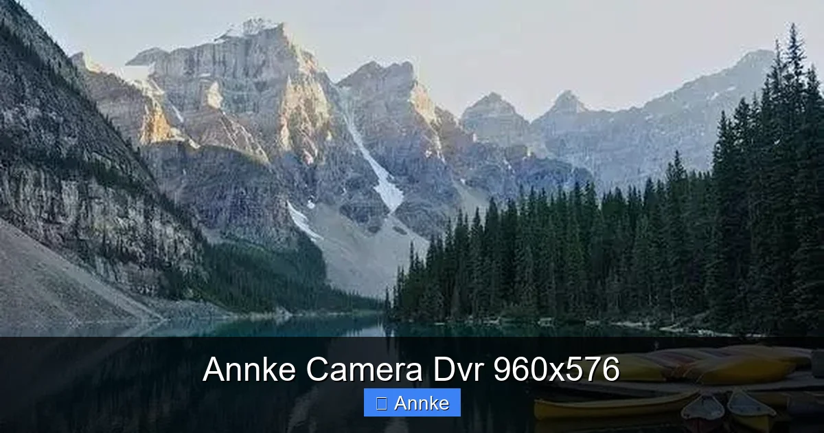 Annke Camera Dvr 960x576