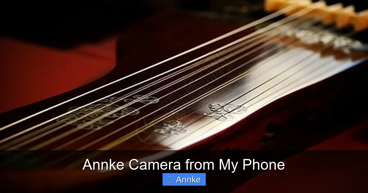 Annke Camera from My Phone