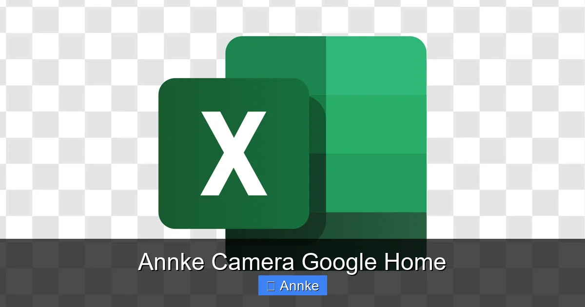 Annke Camera Google Home