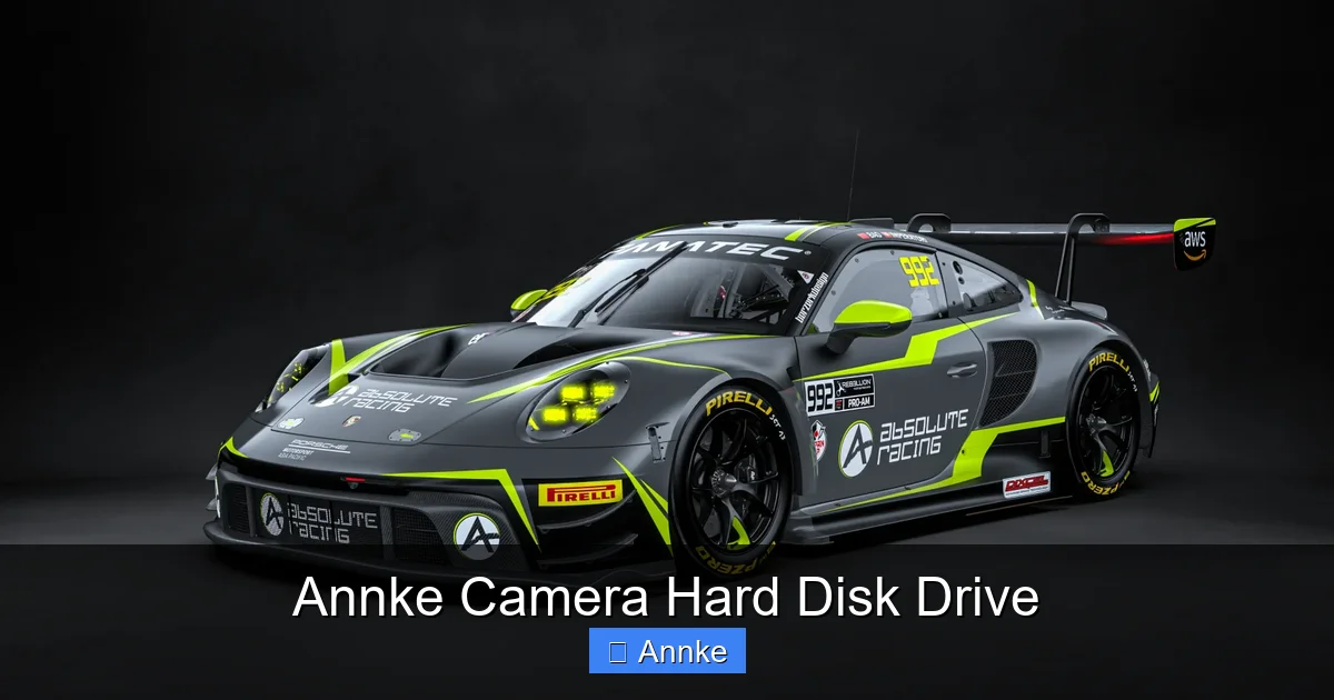 Annke Camera Hard Disk Drive